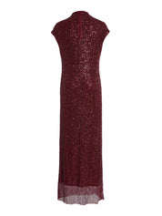 Zaria cowl neck midi dress