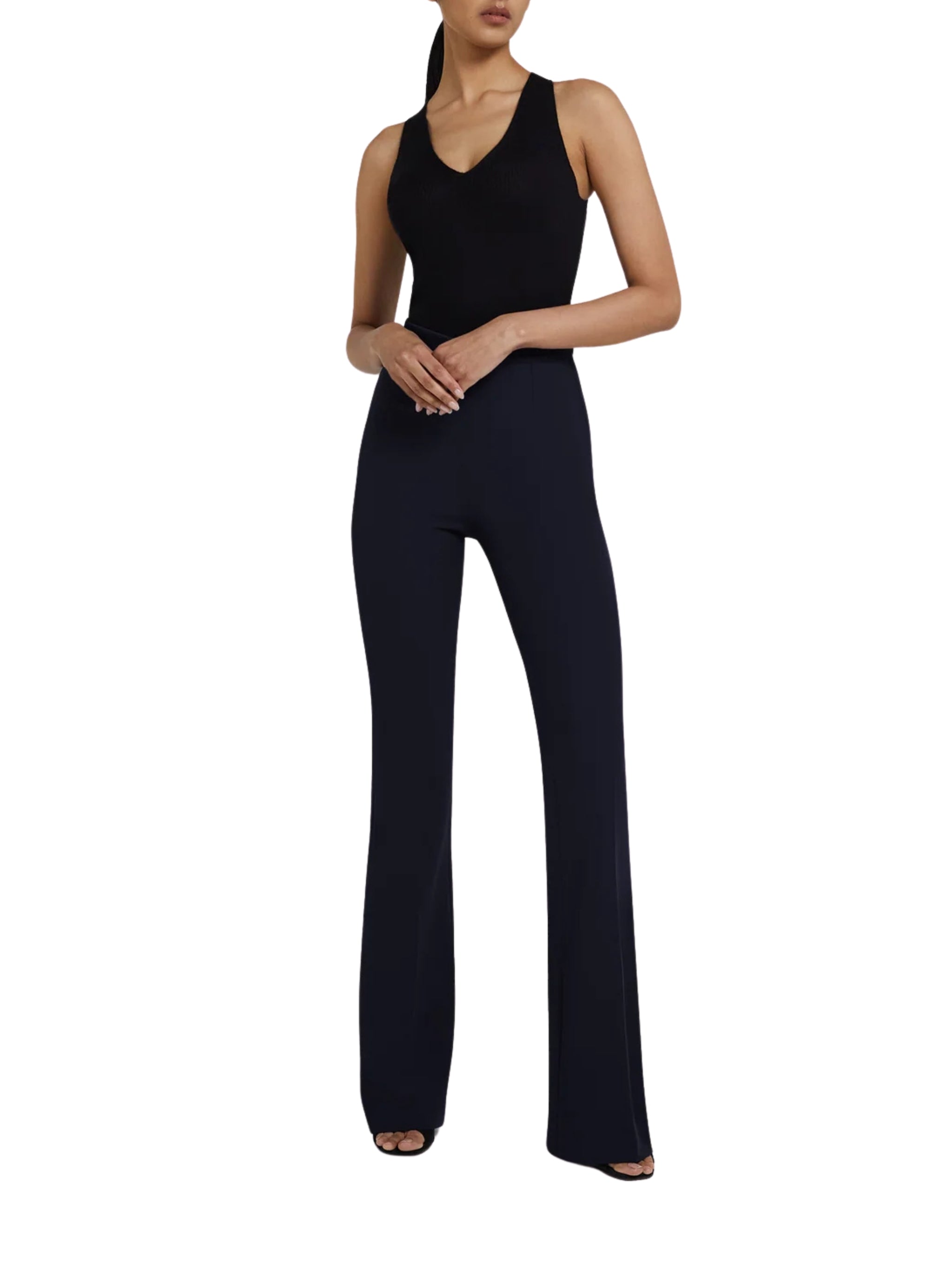 ALEXA SEMI-FLARE LEG TROUSER