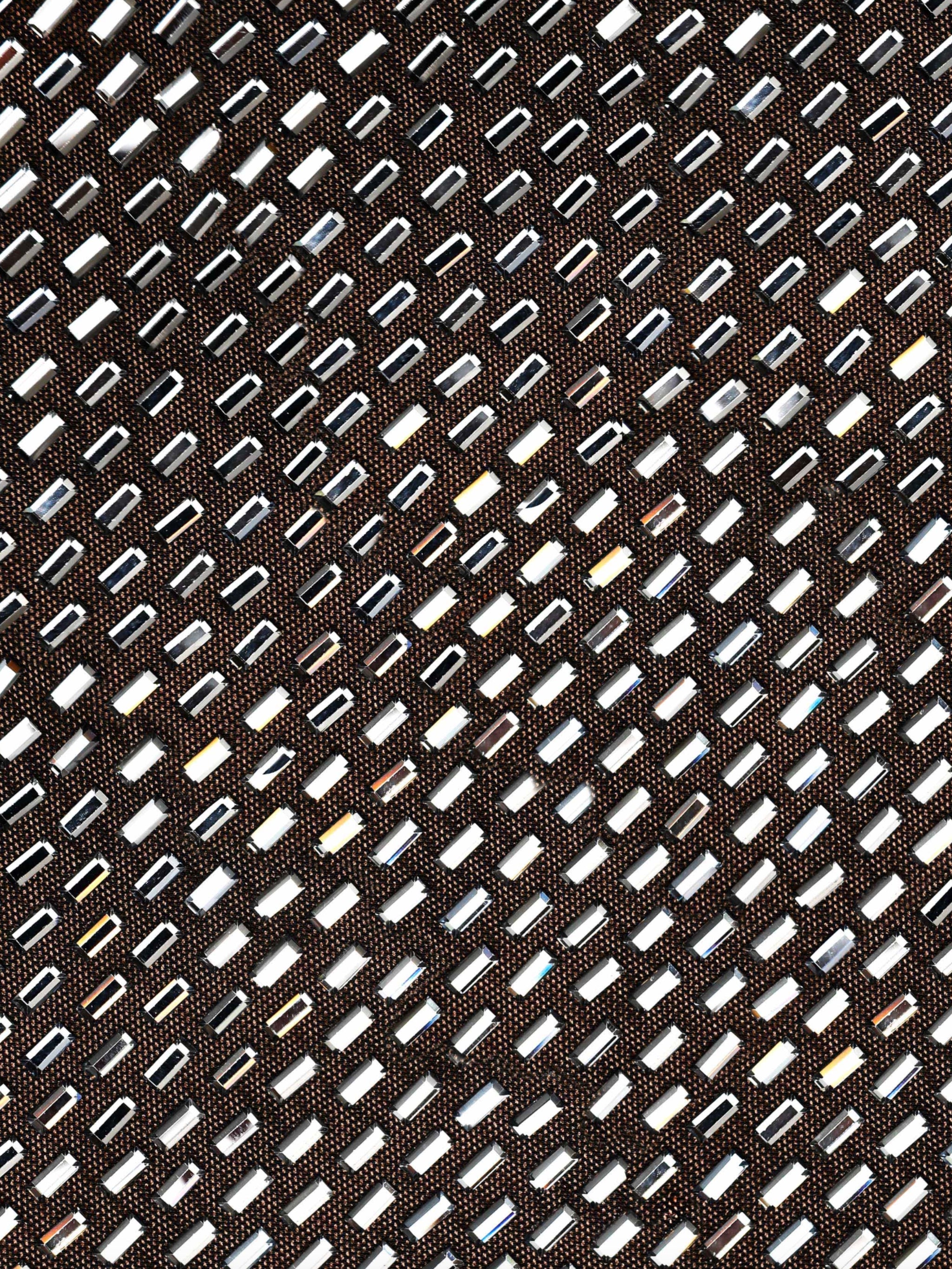 GUNMETAL RHINESTONE MESH MIDI DRESS