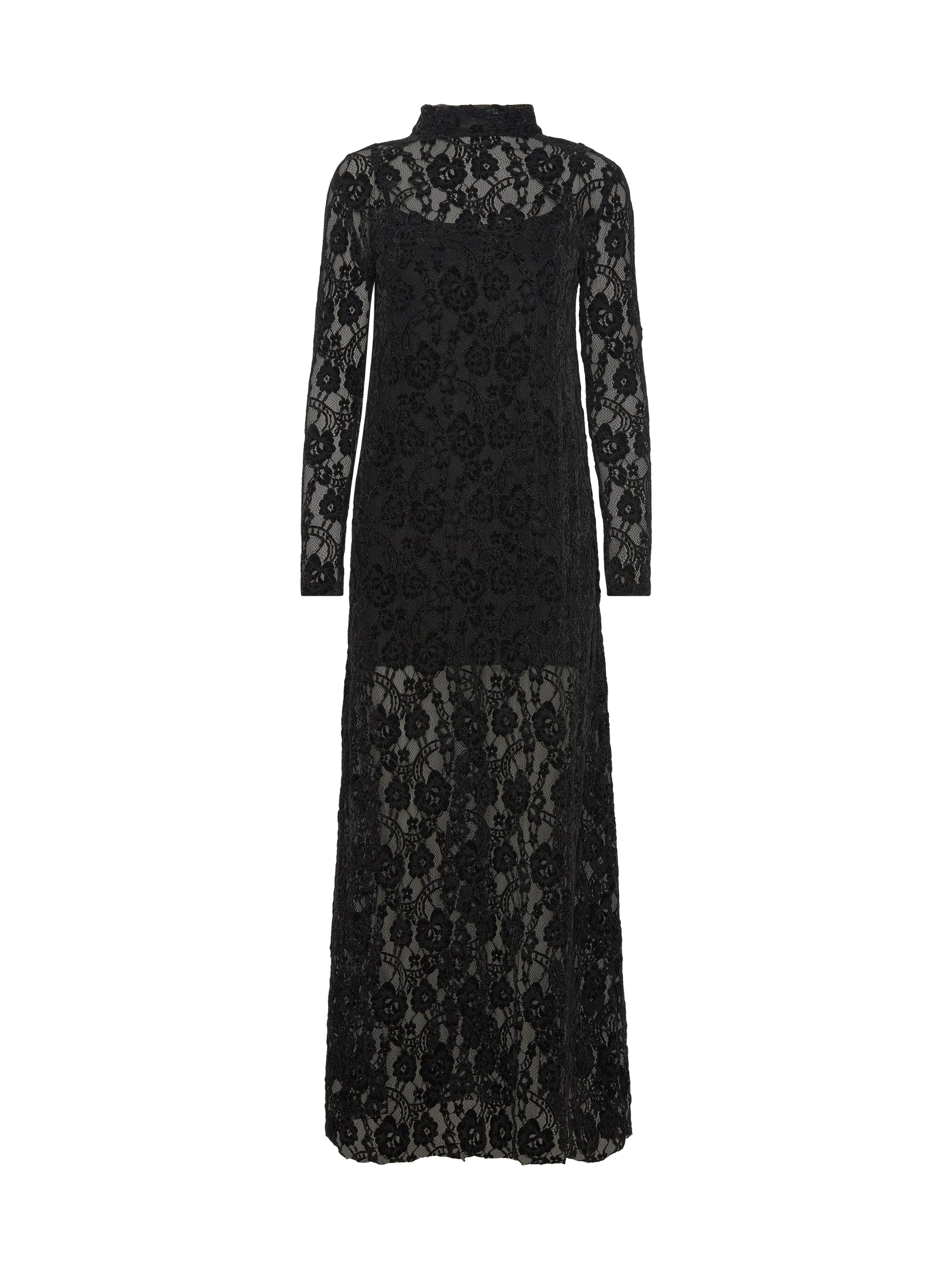 TIBAN LACE BLACK DRESS