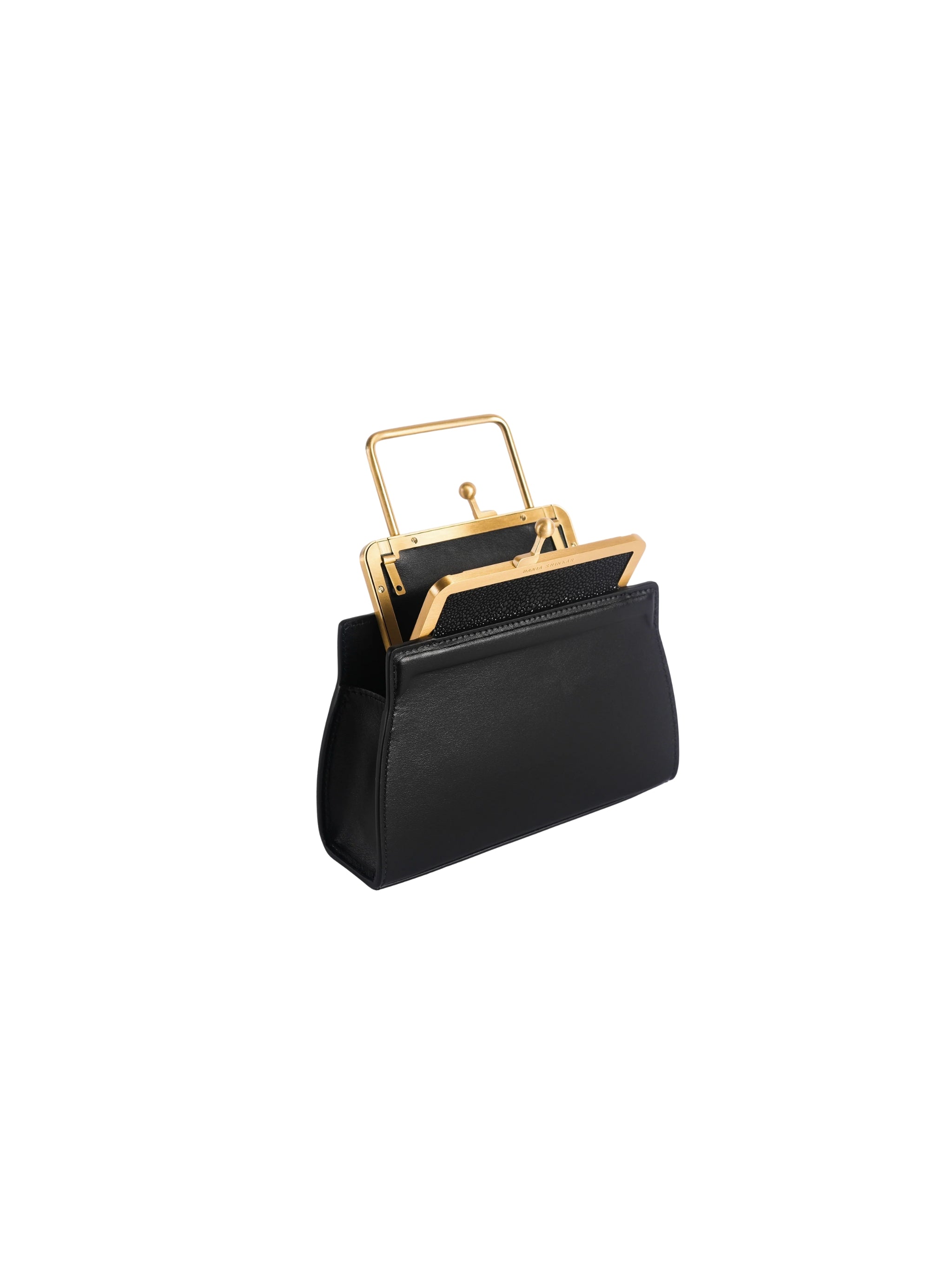 Mini Dana - Black Nappa