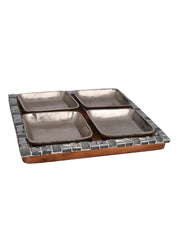 4 piece tray