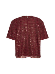 BEADED OVERSIZED TOP