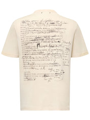 JOURNEY M'S T-SHIRT REGULAR GAUZE COTTON JERSEY VINTAGE TREATMENT WITH PRINT