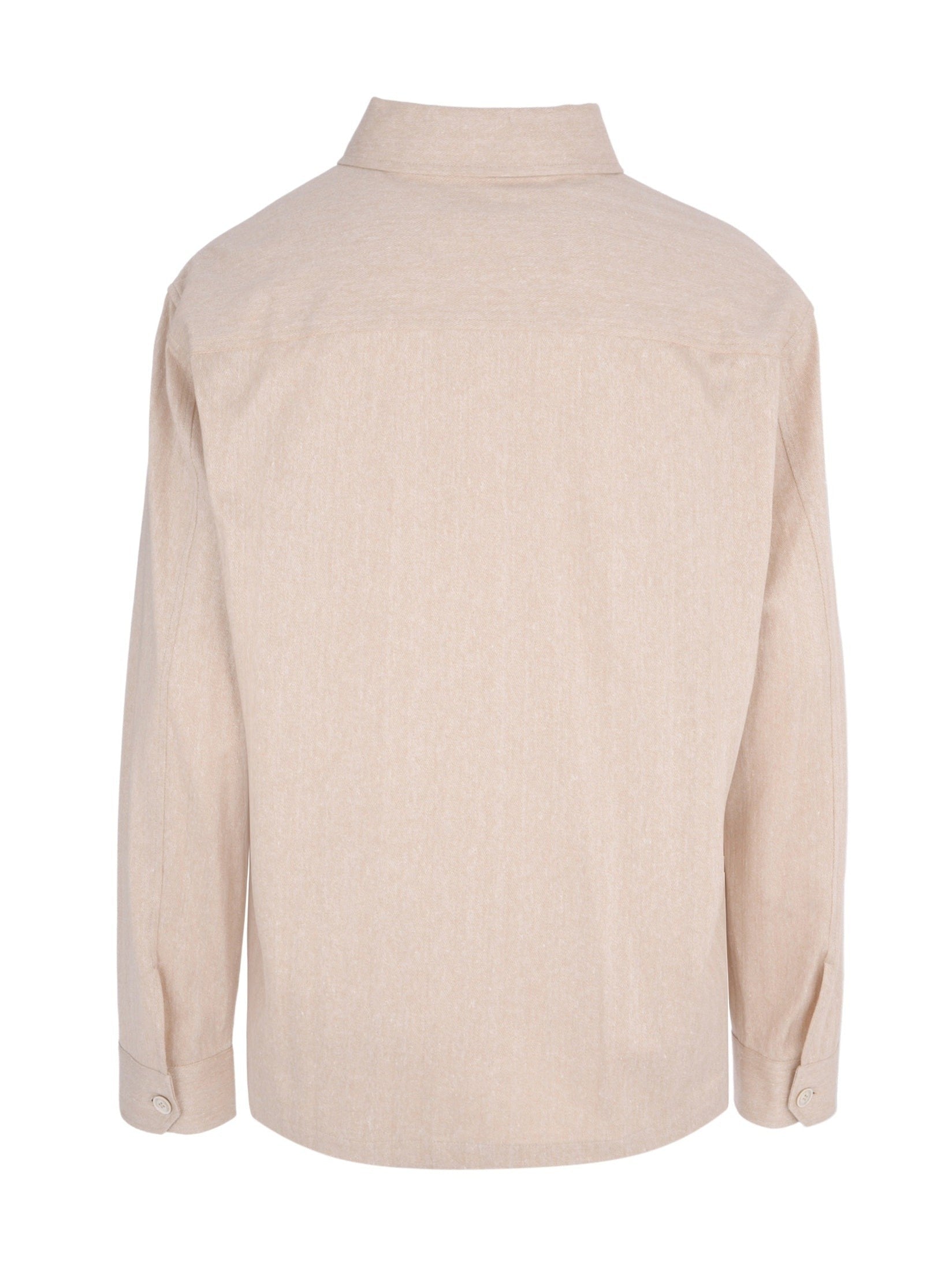 Linen cotton shirt jacket