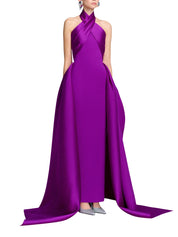 The Rumi Maxi Dress in Allium Purplev