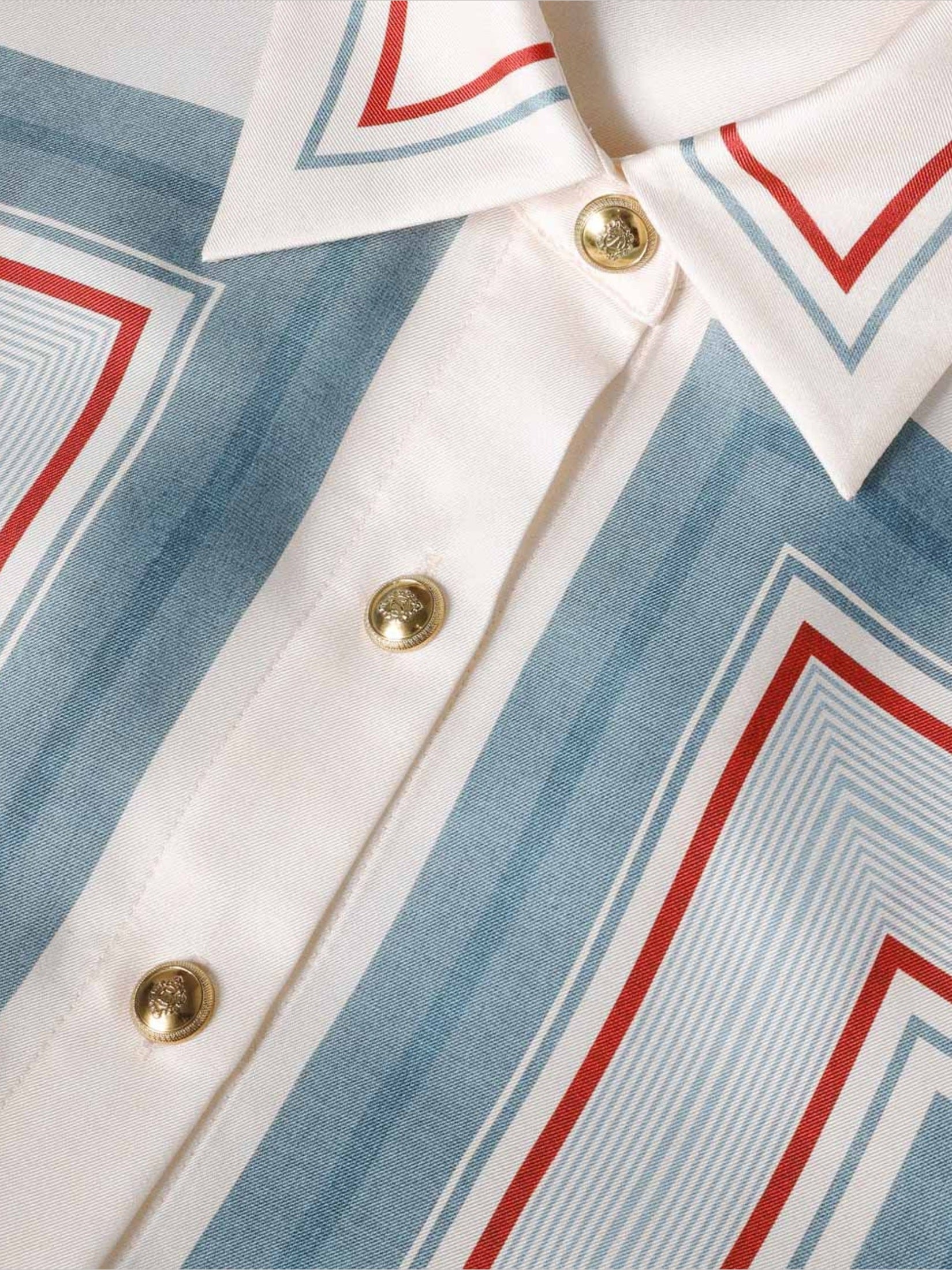 Relaxed scarf shirt
