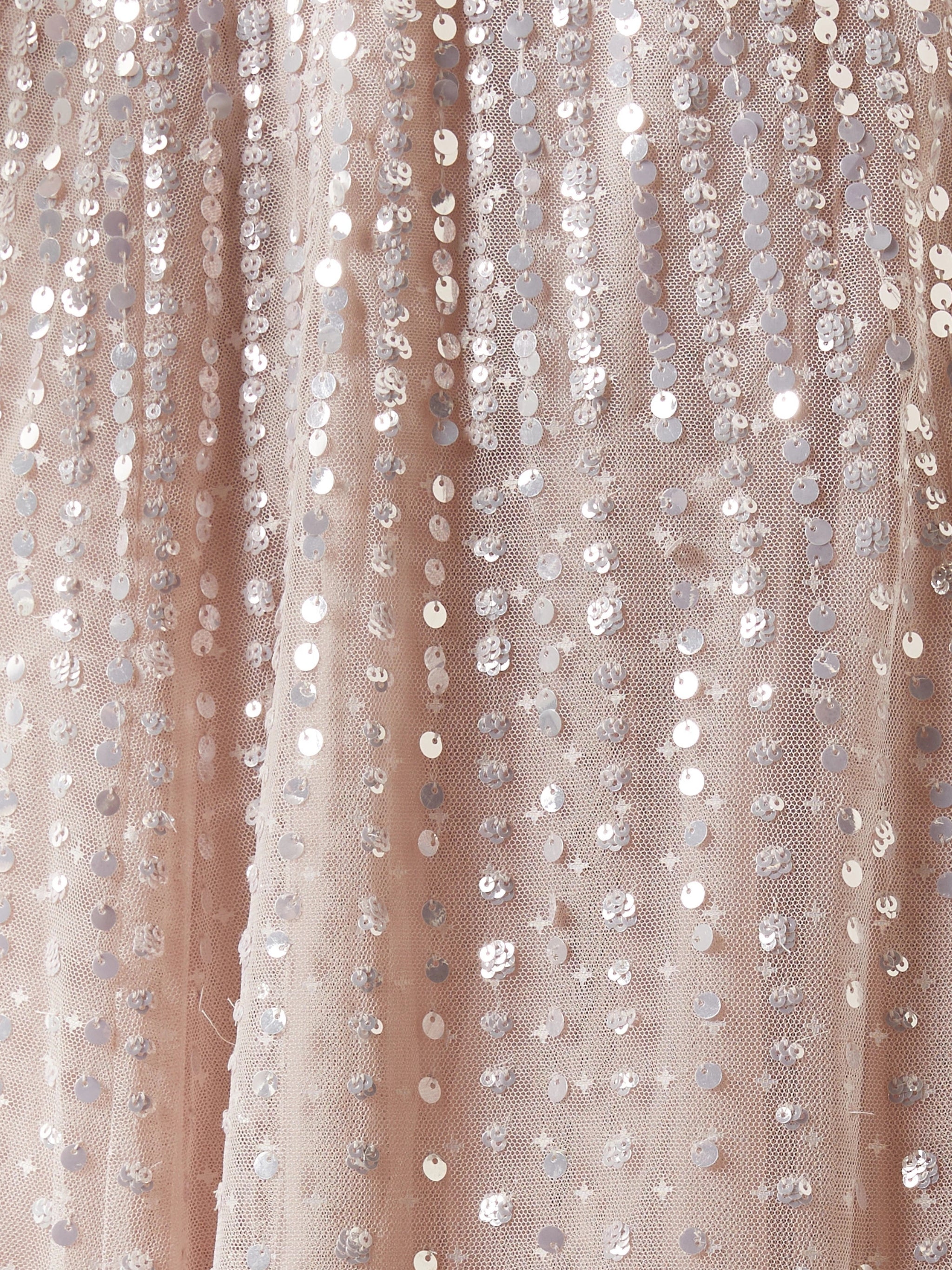 Moonlight sequin ankle gown
