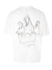 HAND DRAWN THOROUGHBRED HORSE T-SHIRT