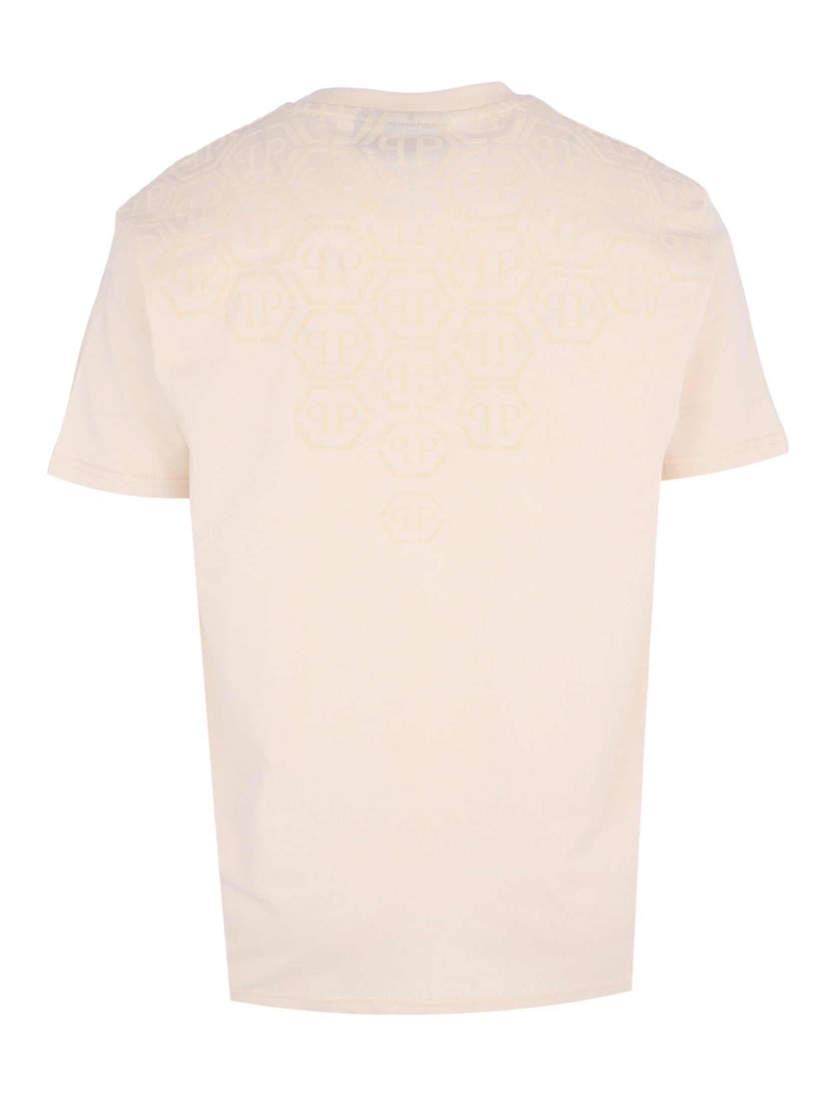 Round neck t-shirt degradé monogram