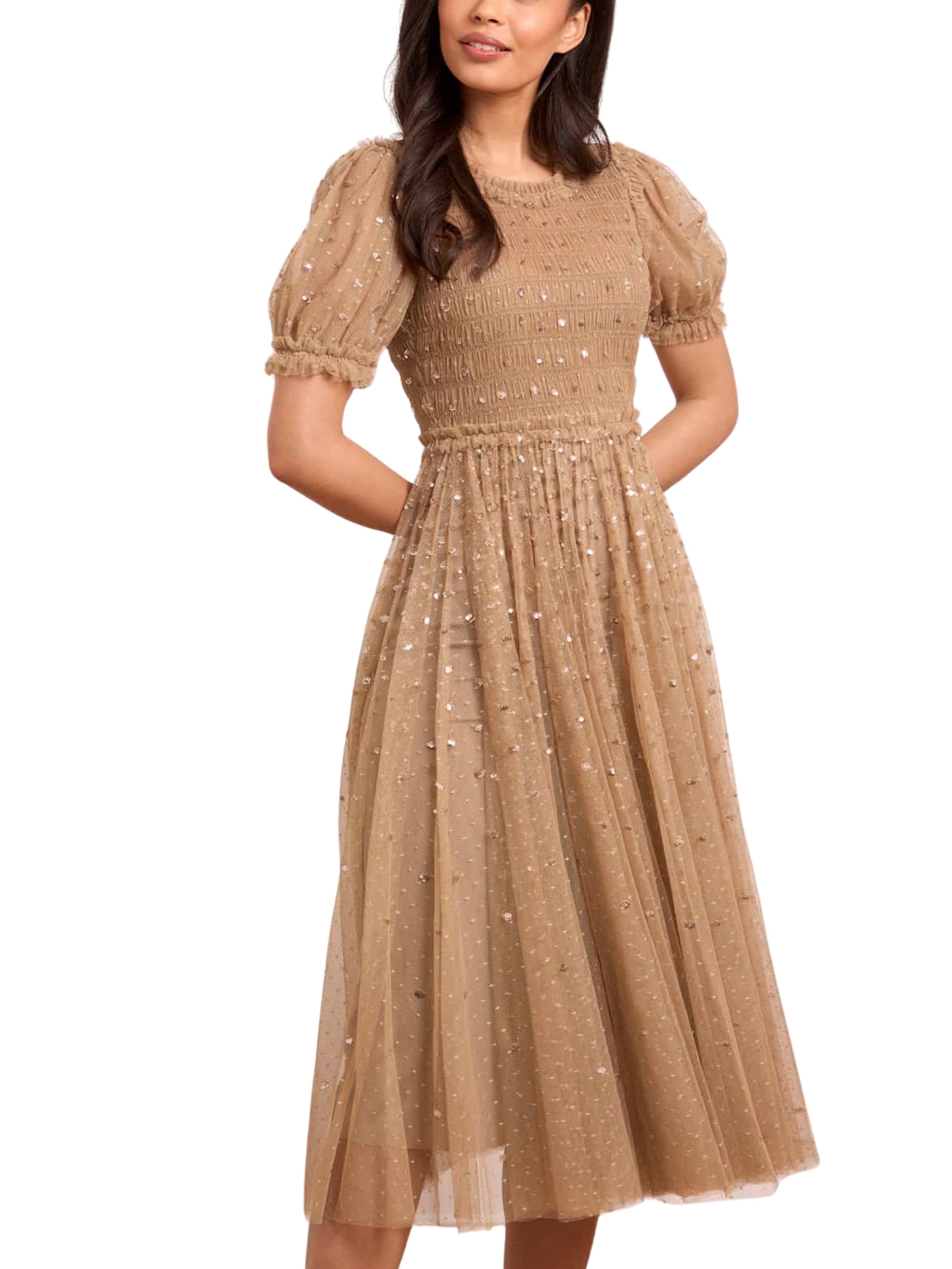 Rubaiyat Sequin giselle smocked ballerina dress Rubaiyat Sequin giselle smocked ballerina dress