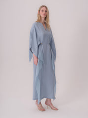 V-Neck Linen Dress