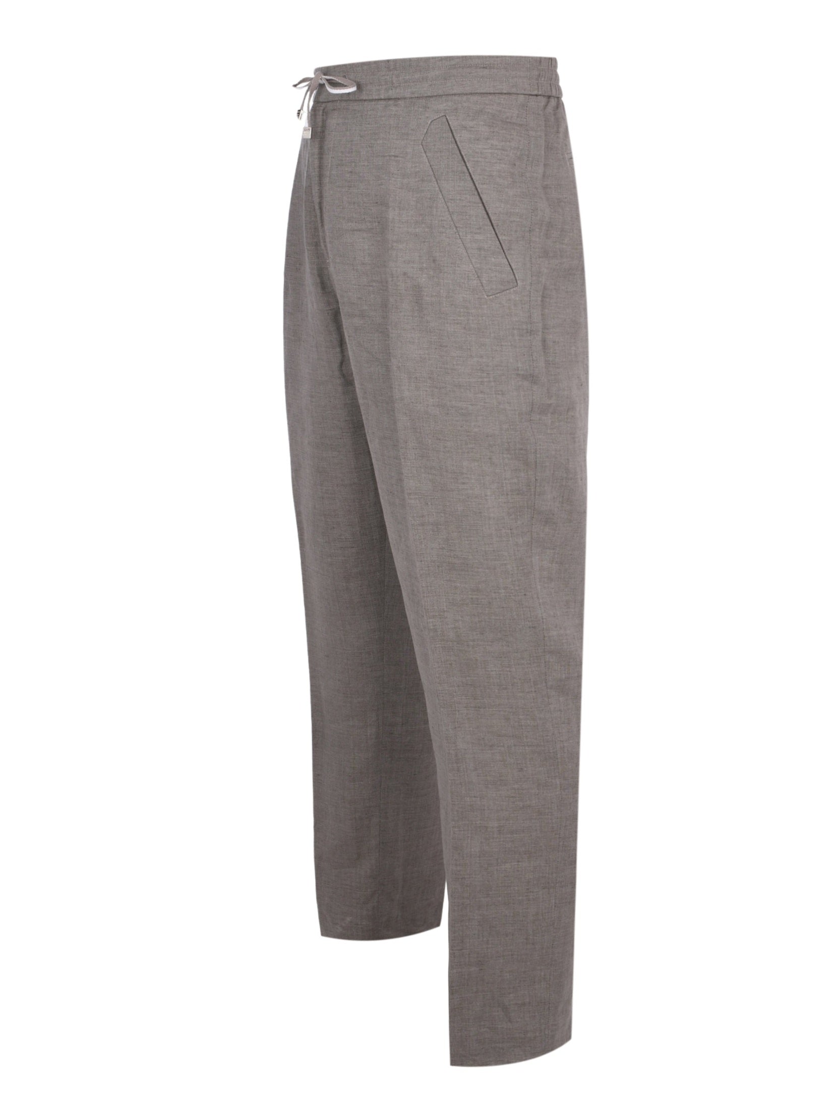 Linen drawcord pants