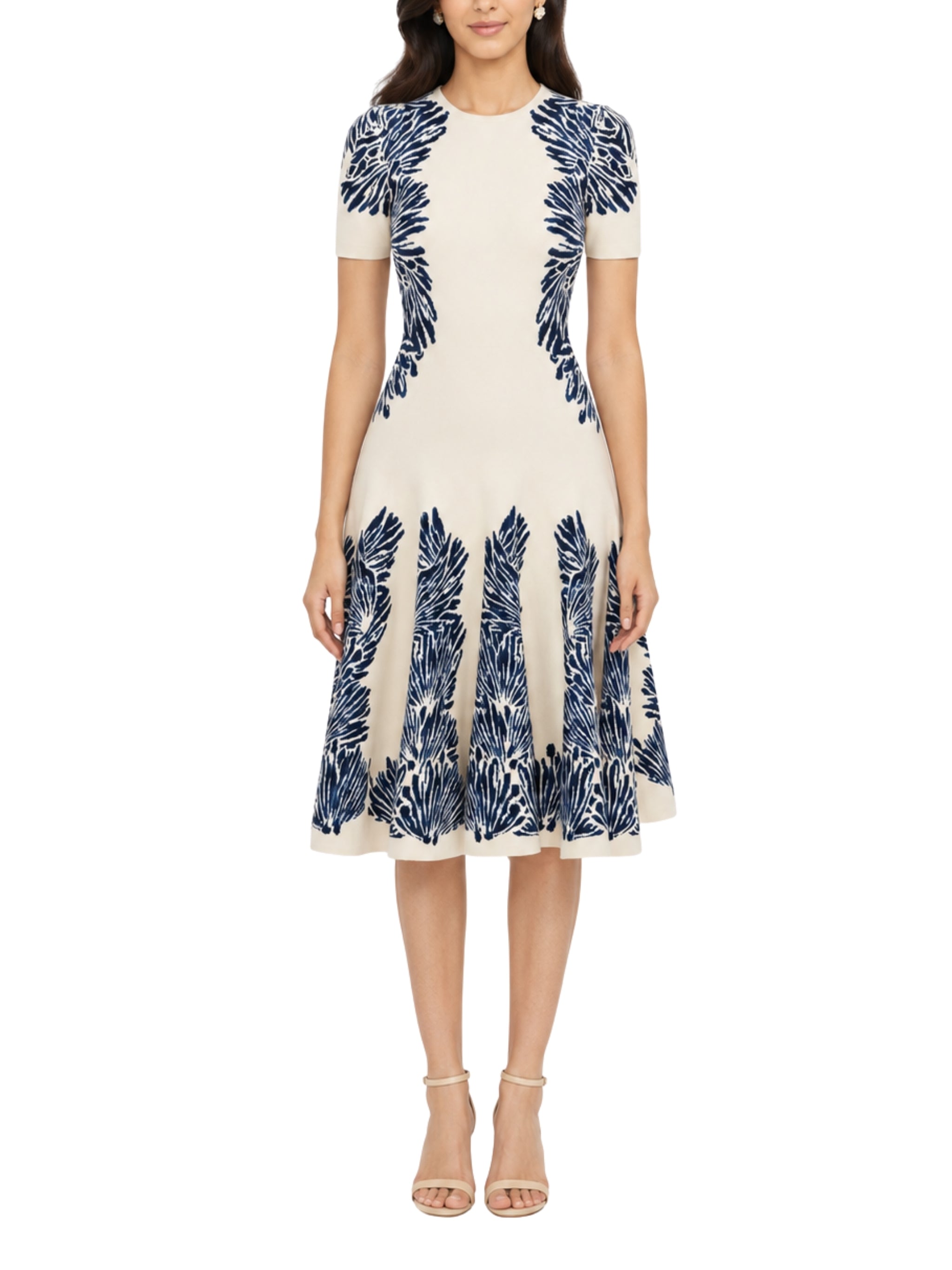 Sofie ss jacquard knit dress