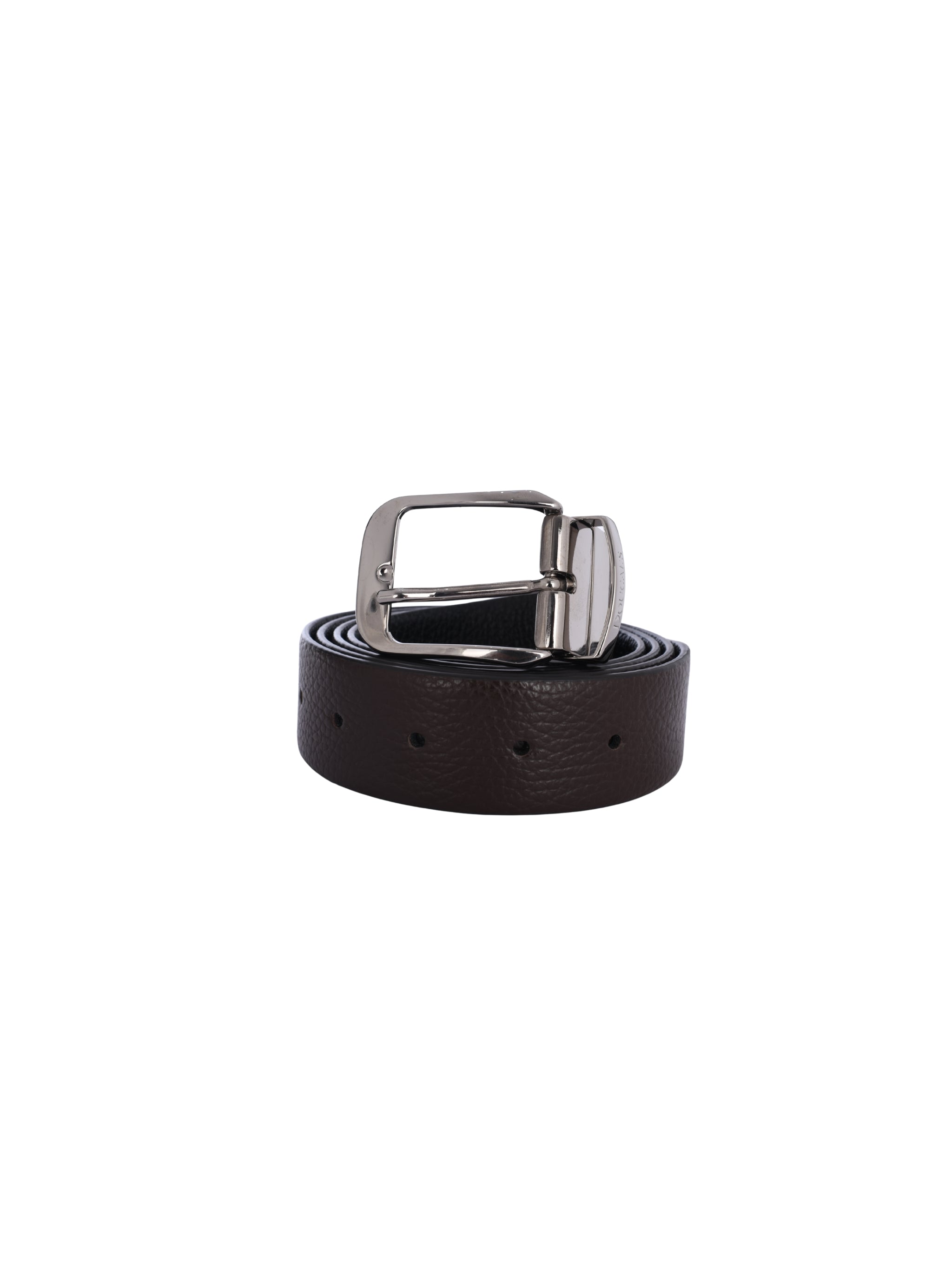 Doucal’s Brown Calf Leather Belt
