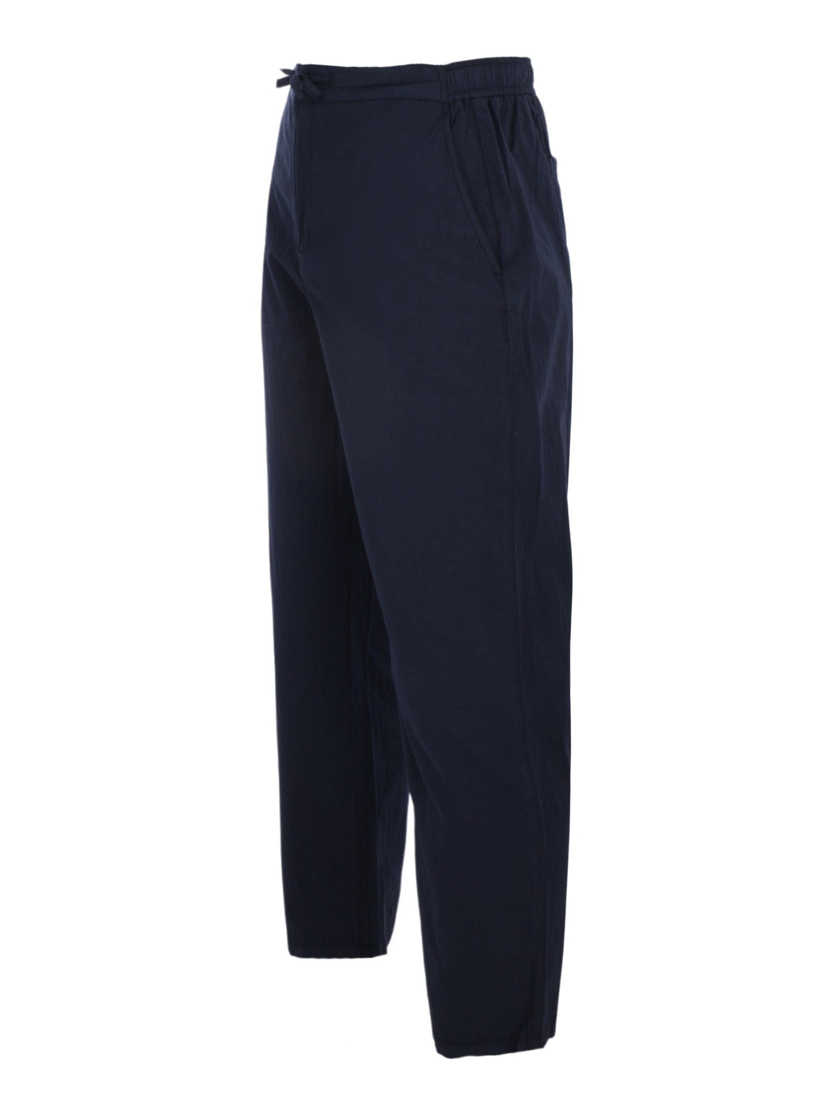 Mendes straight leg seersucker trouser