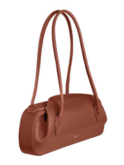Oyster shoulder bag pebble grain leather