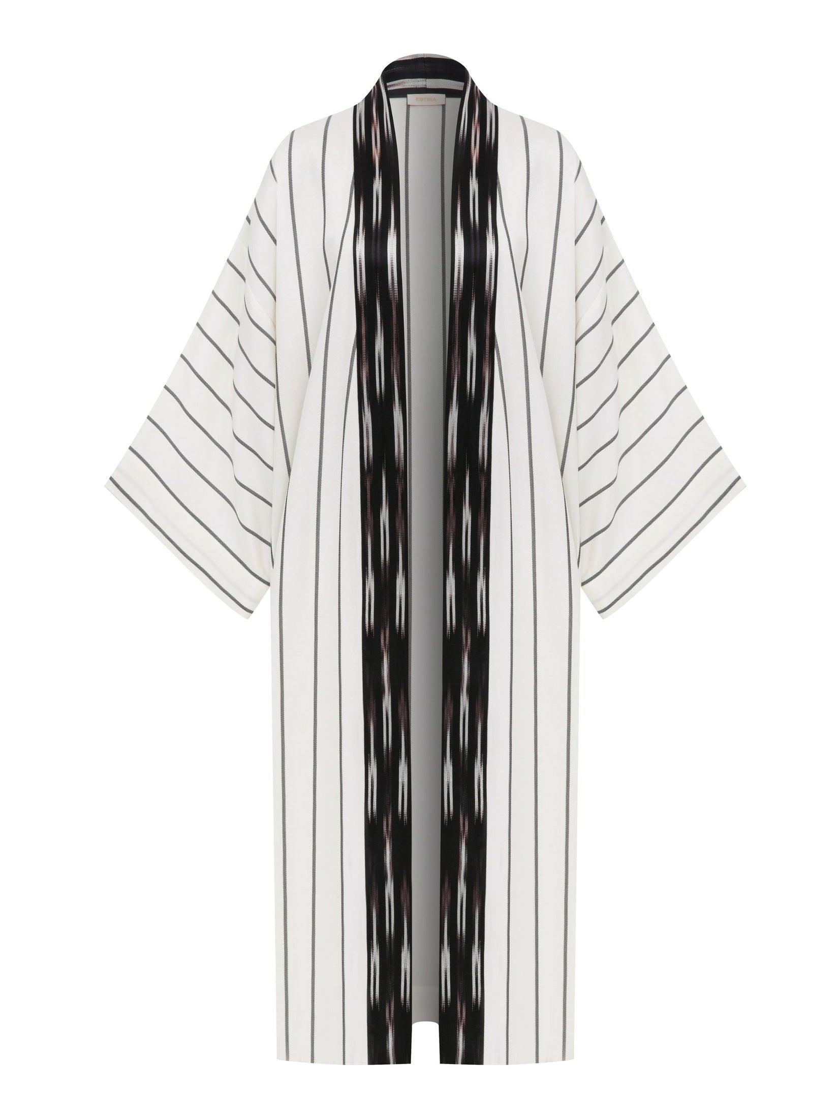 Modern,kutnu luxe ikat trim home robe