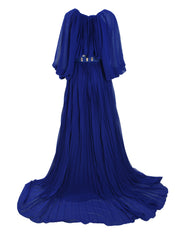 PLEATED LONG DRESS