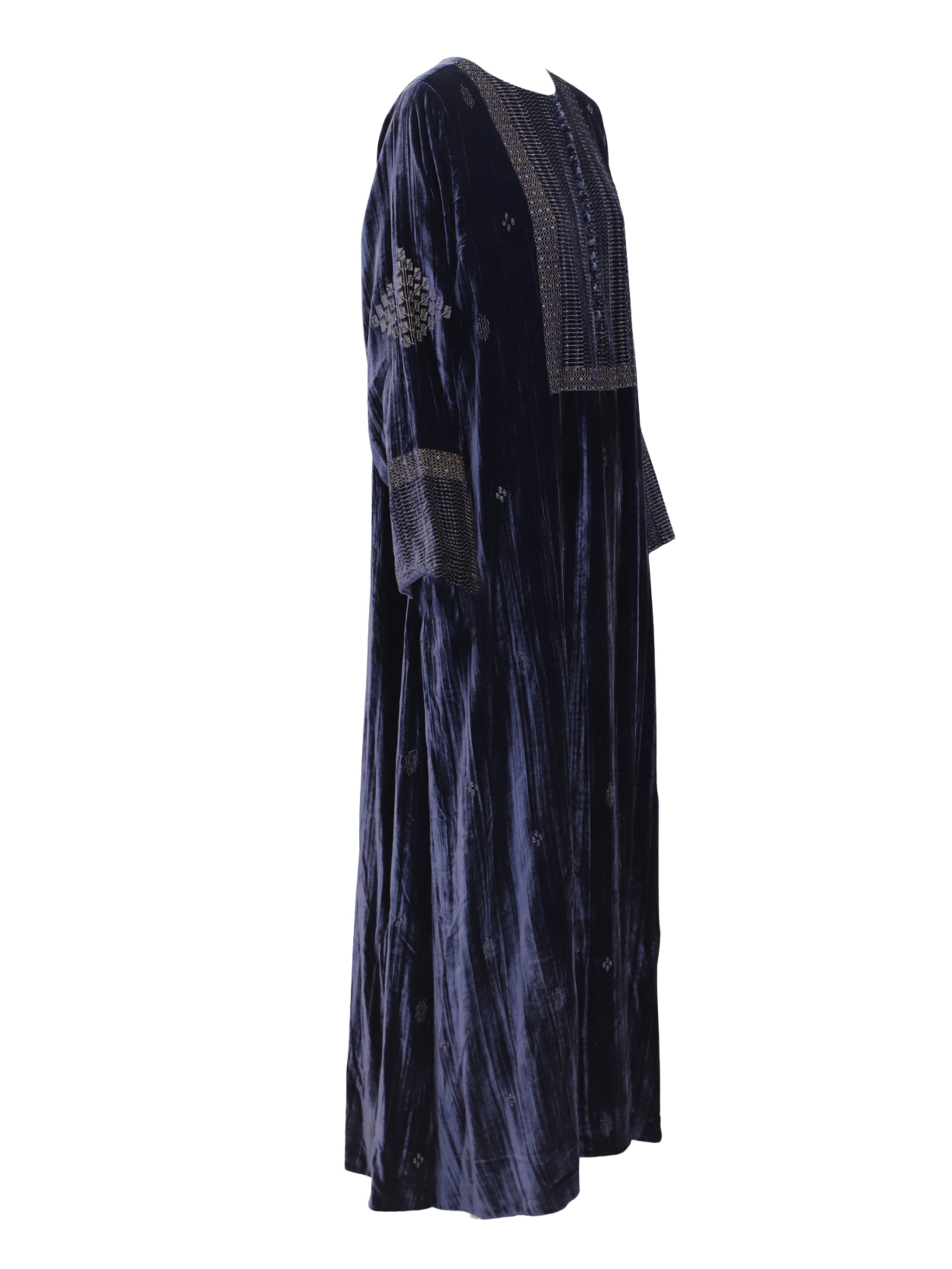 Velvet a line kaftan