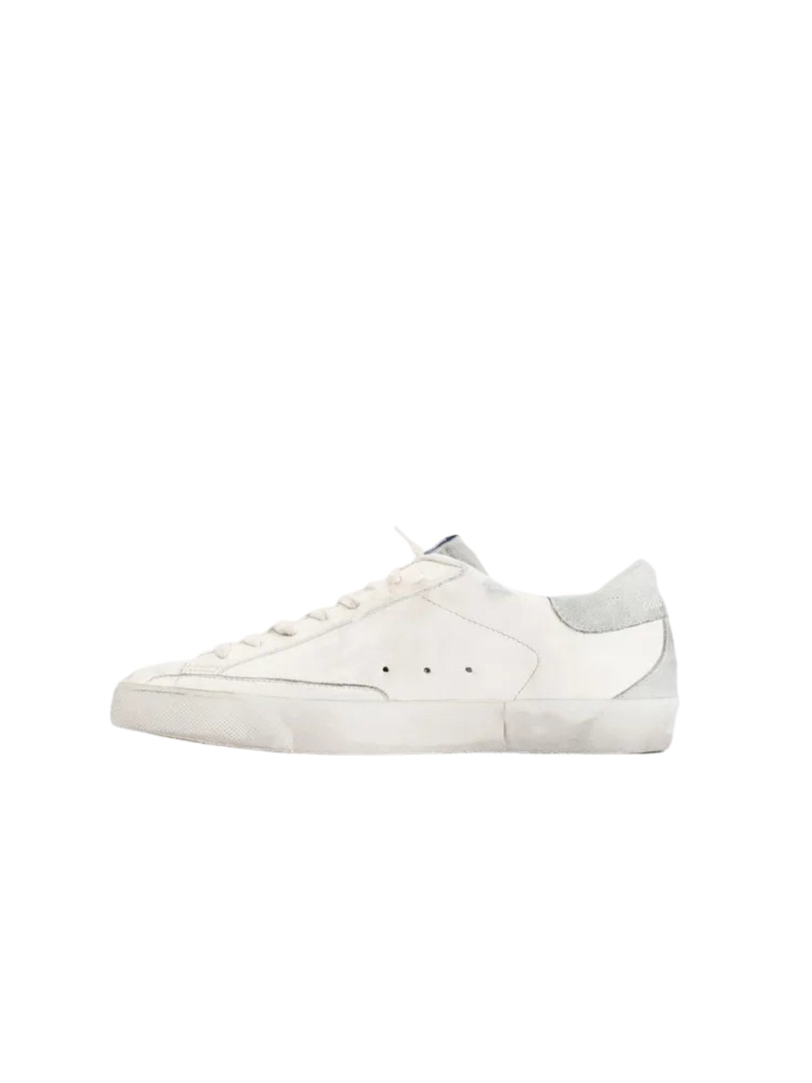 Super-star nappa upper nabuk star suede tongue heel and spur