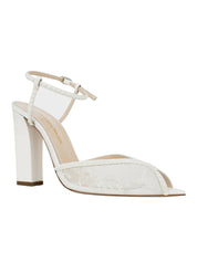 Katy block 105 lace white pearl