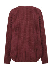 Knitted logo sweater