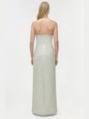 Vanessa embellished bustier midi dress