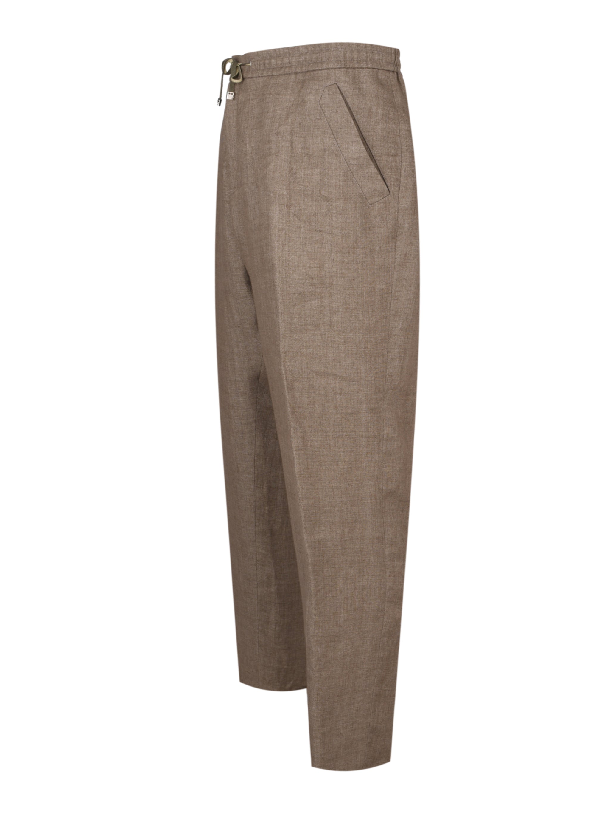 Linen drawcord pants