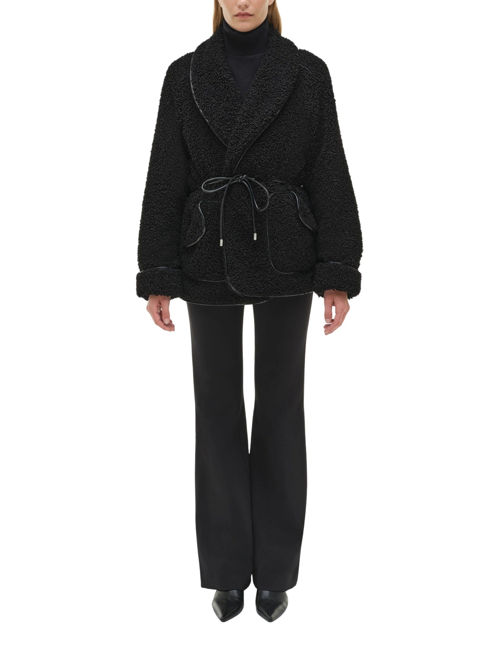 Kimia tie waist jacket