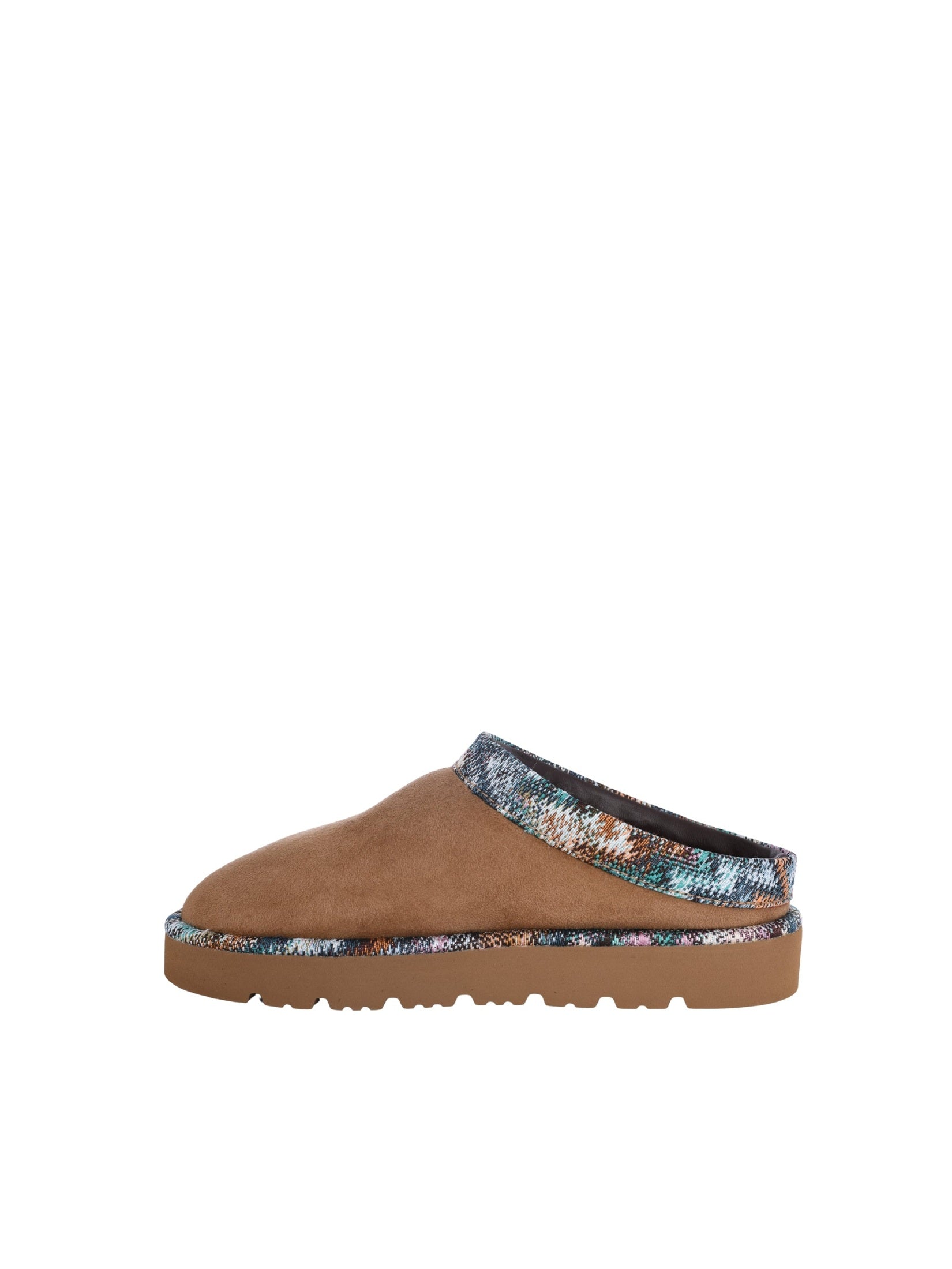 Beth sabot brown suede calfskin