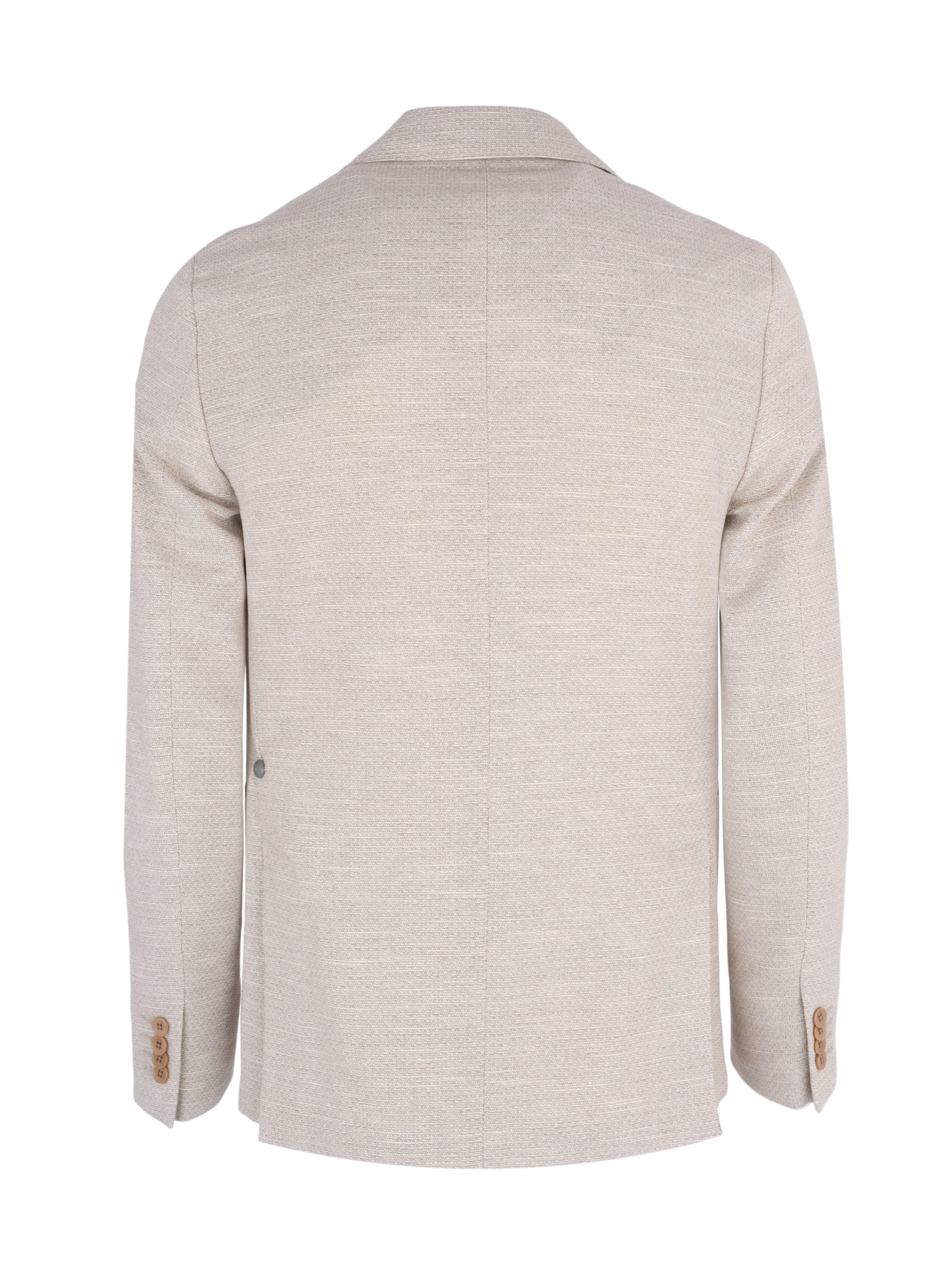 Natural colour classic jacket - 2 buttons notch lapel patch pockets