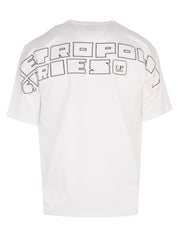 Metropolis series mercerized jersey short sleeve back embroidery t-shirt