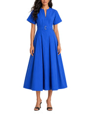 Corinne cotton midi dress