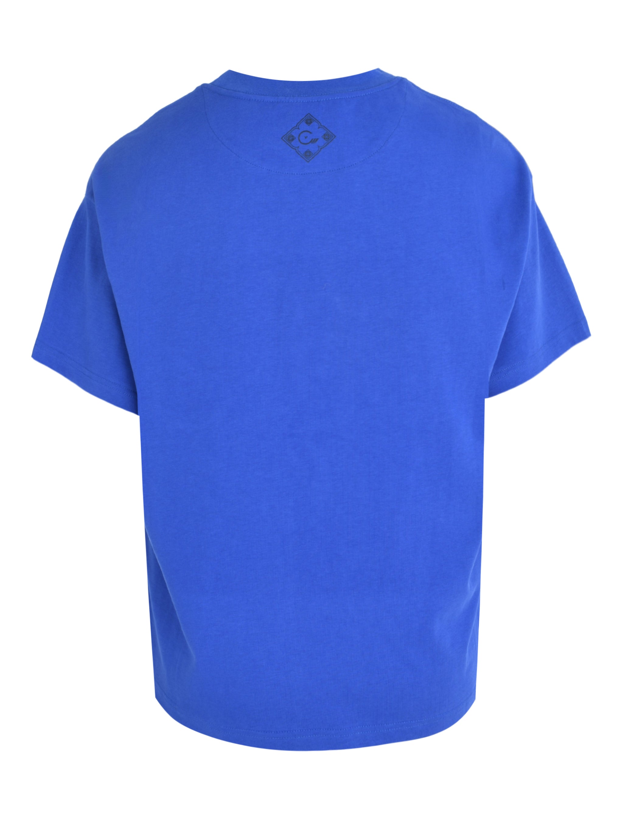 CENMAR BLUE T-SHIRT WITH A WOLF PRINT