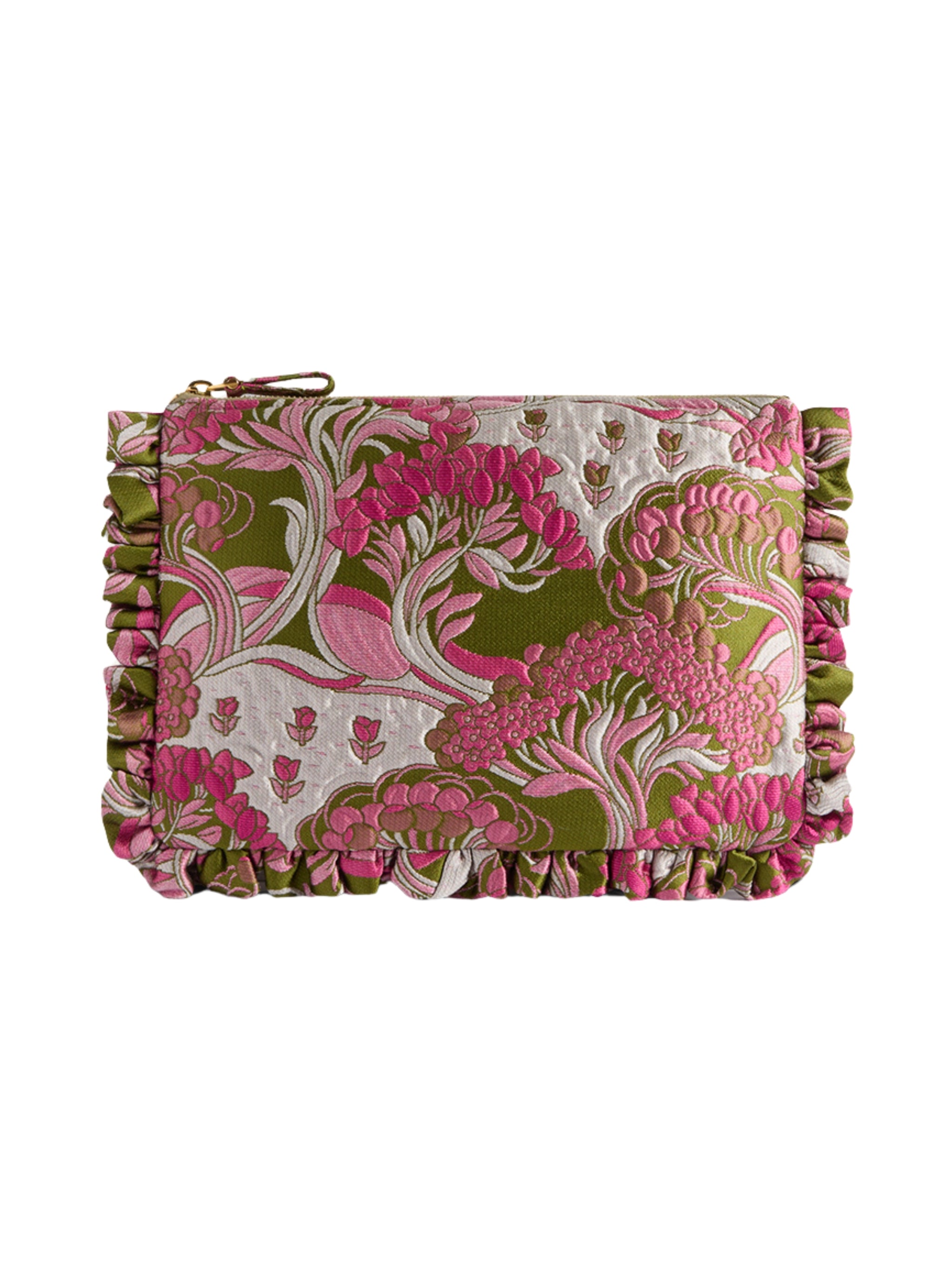 Hand pochette tulip jacquard