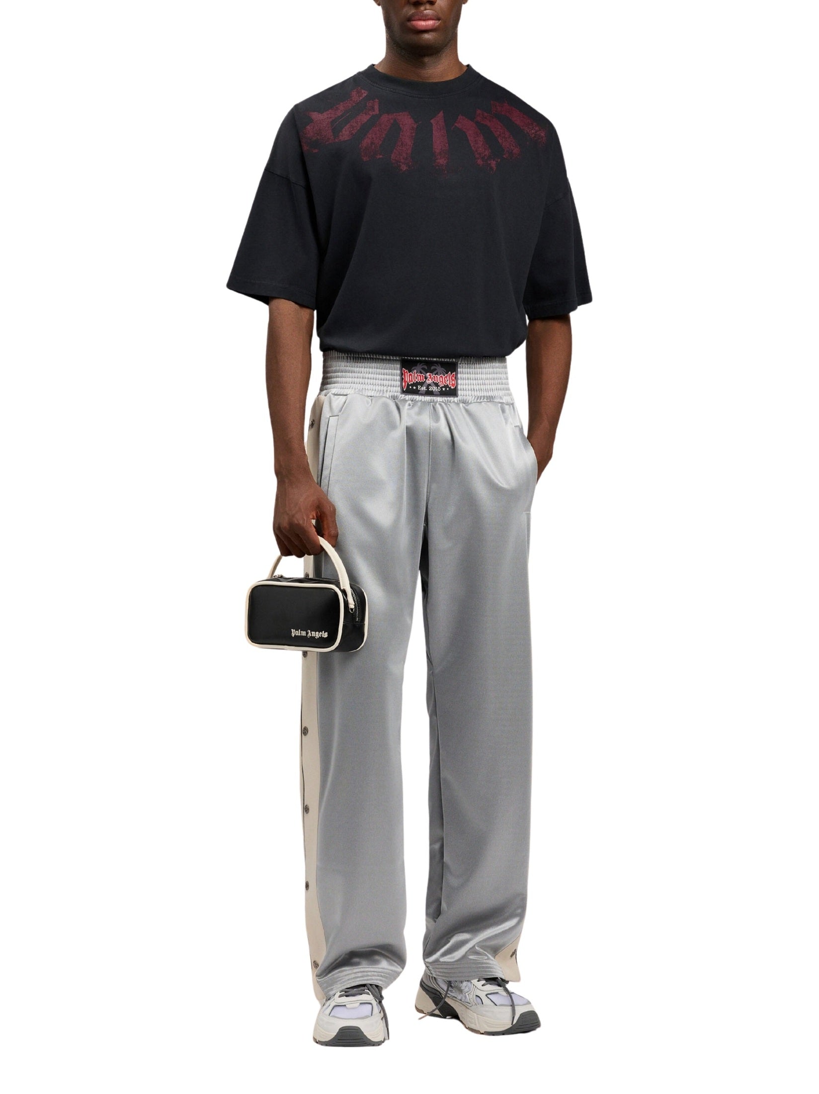 Big neck logo loose t-shirt