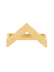 Mud ring in sterling silver & 18k gold vermeil