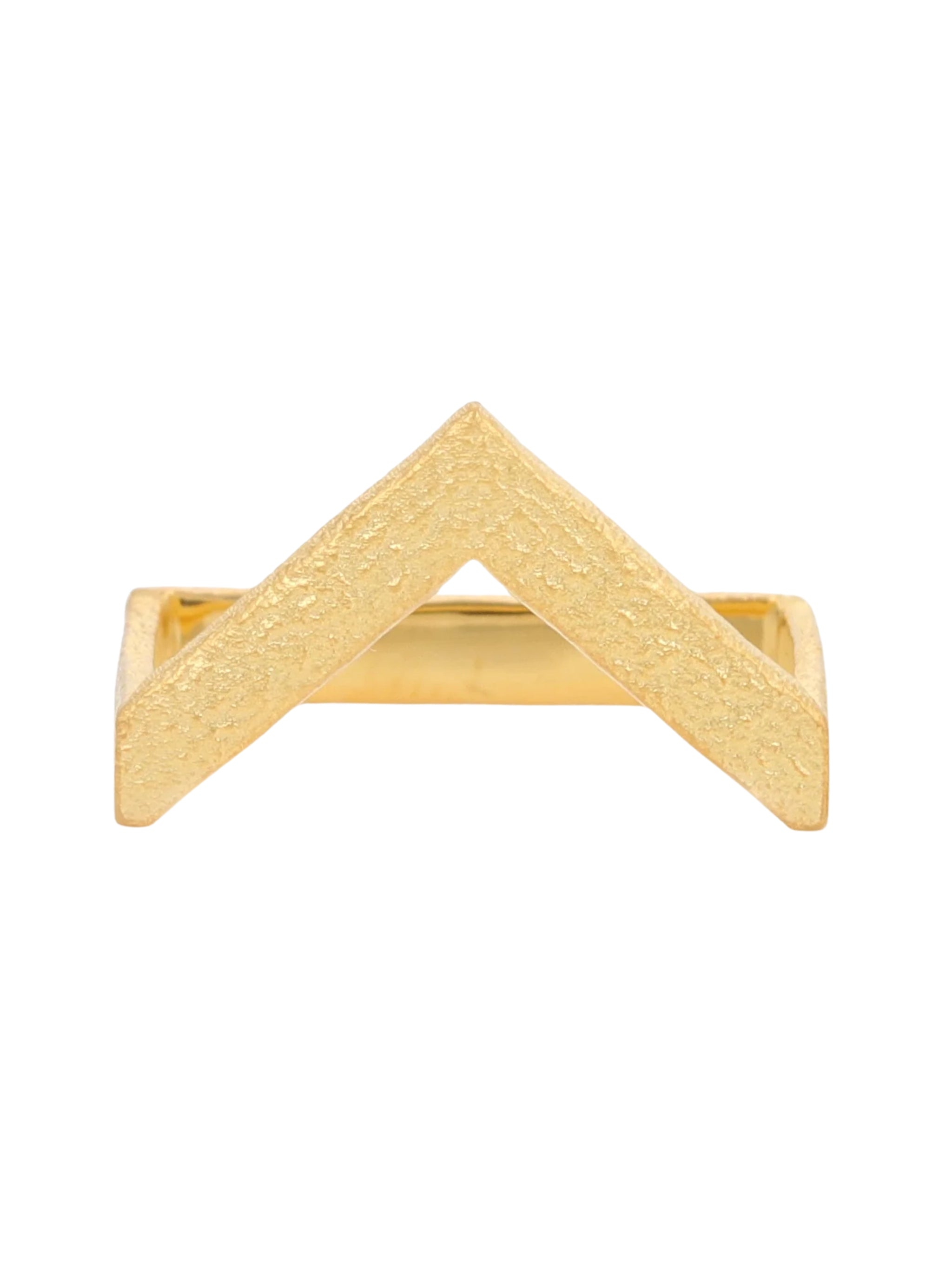 Mud ring in sterling silver & 18k gold vermeil