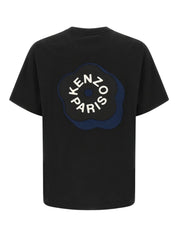 'boke flower 2.0' embroidered oversized t-shirt in cotton