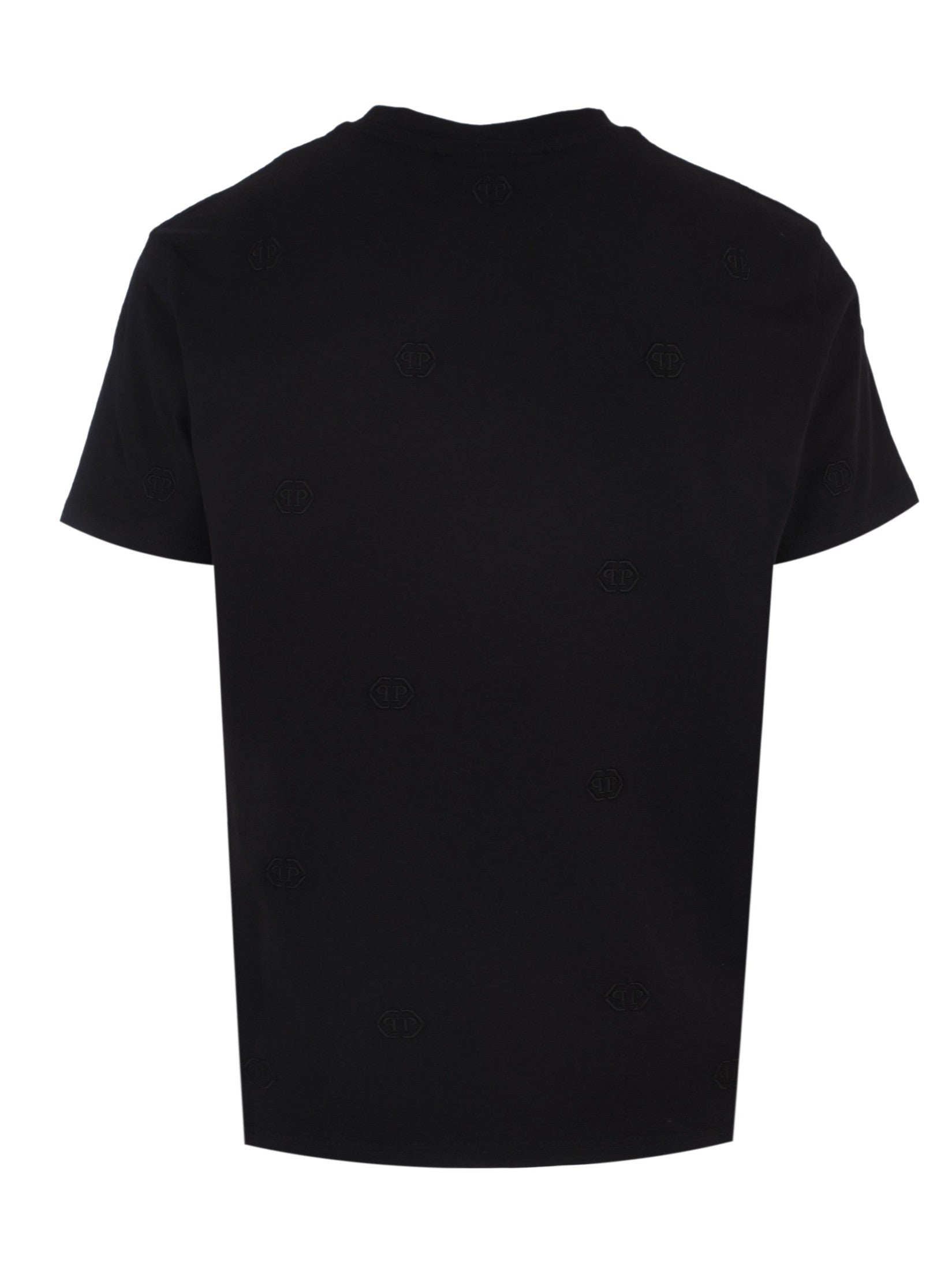 Embroidered round neck t-shirt monogram