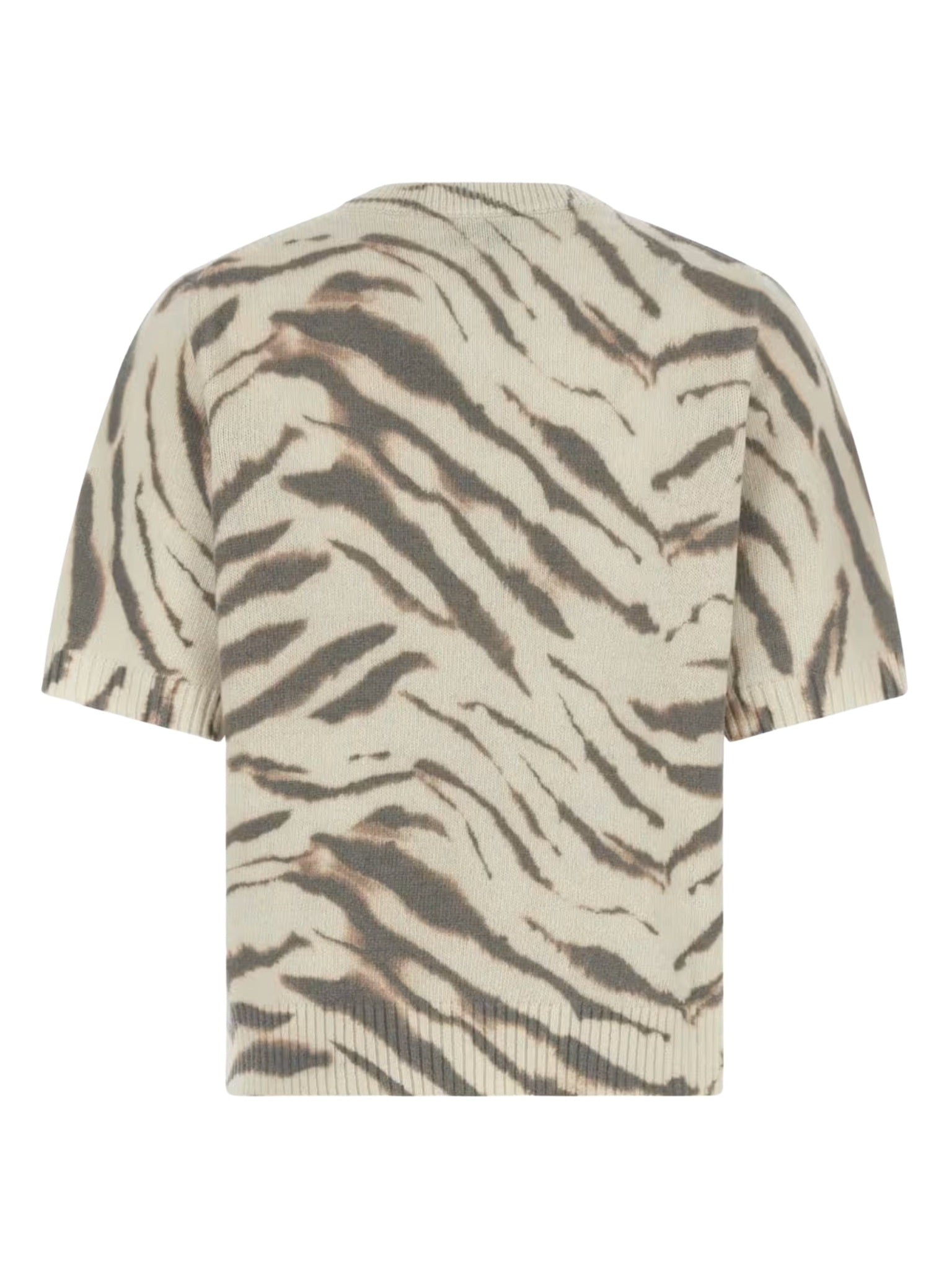 Graphic wool printed tee