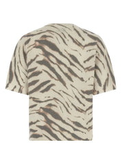 Graphic wool printed tee
