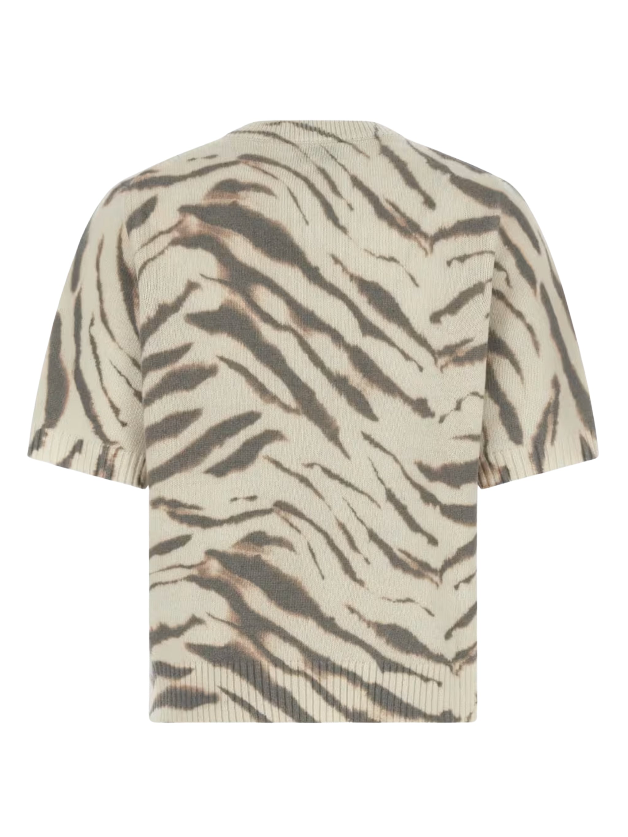 Graphic wool printed tee
