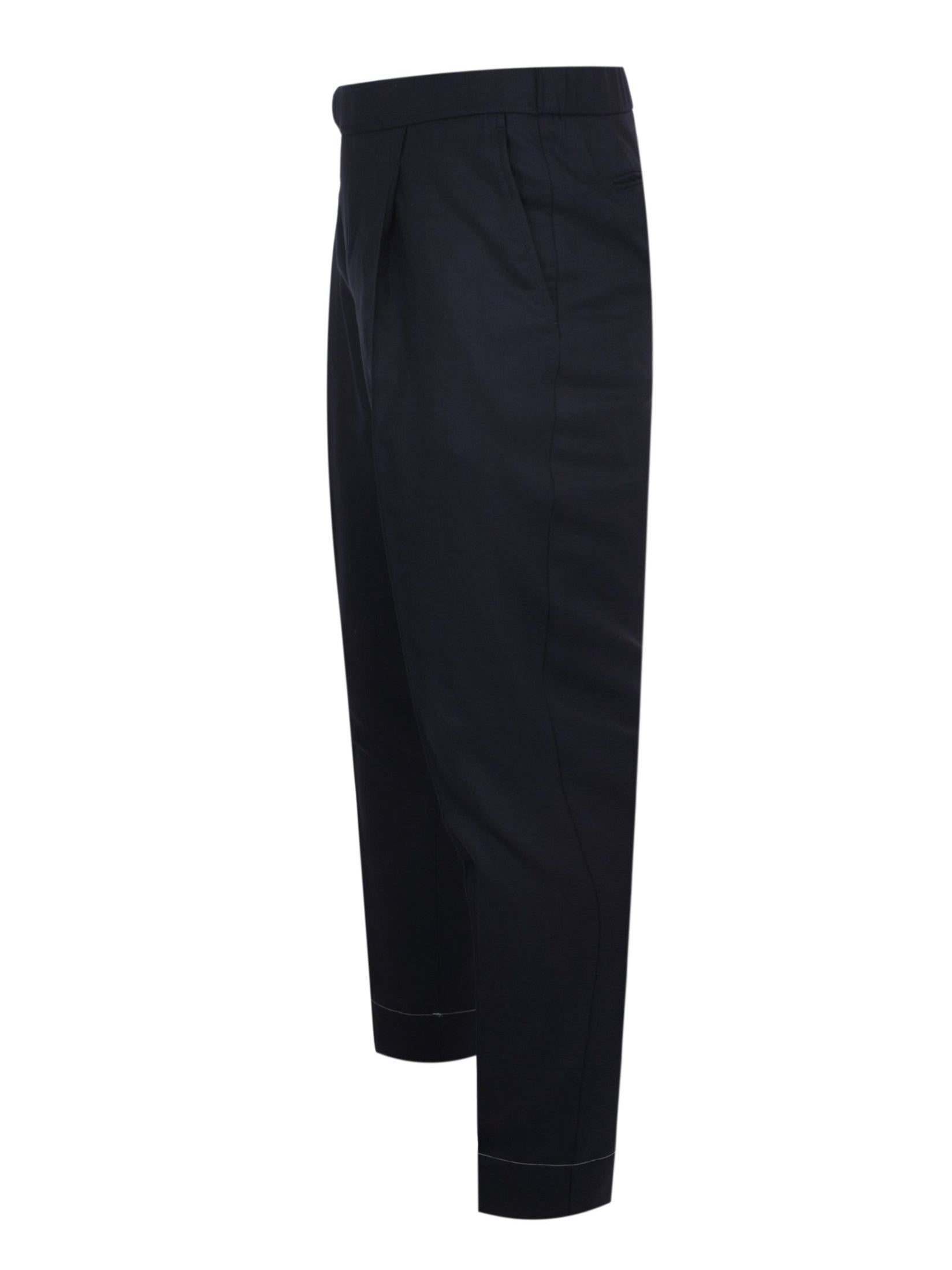 Melbourne Pleated Wool Trousers