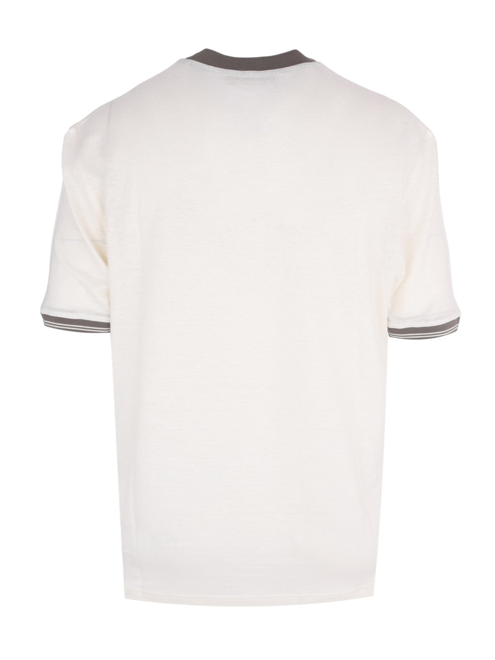 Linen silk short sleeves roundneck