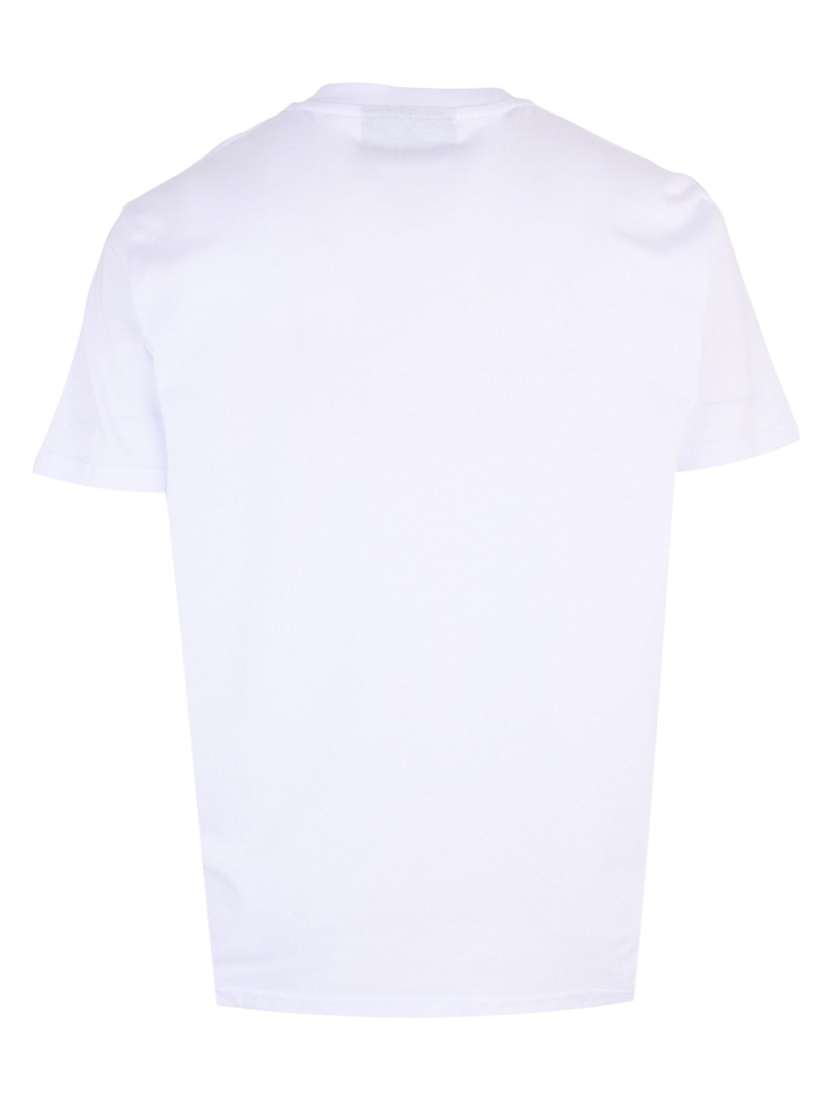 Round neck t-shirt spray hexagon