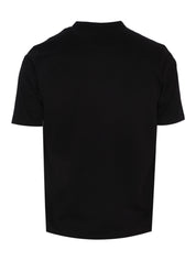Metropolis series mercerized jersey short sleeve chest logo t-shirt