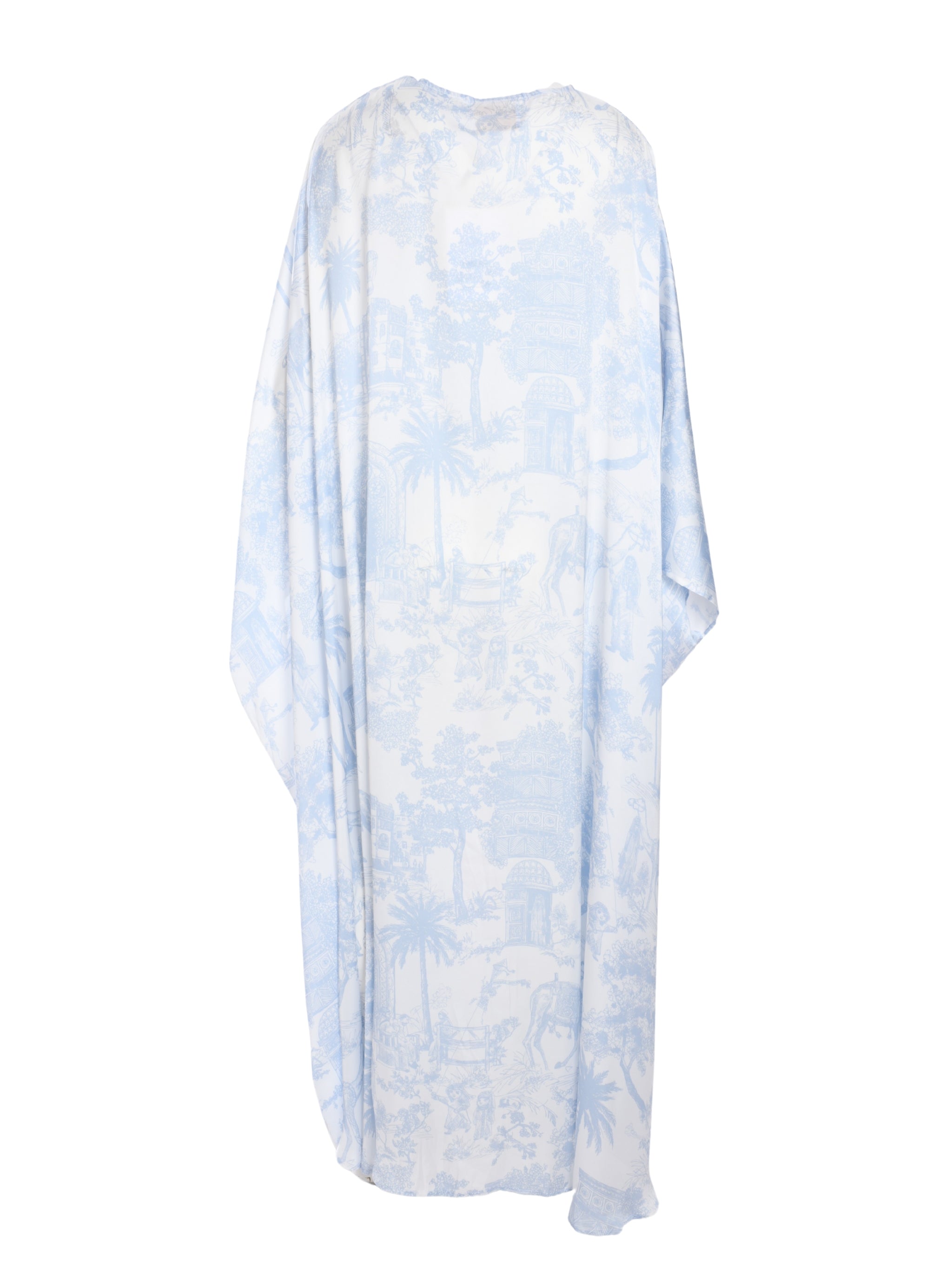 ABAYA TOILE DE JEDDAH LIGHT BLUE ABAYA