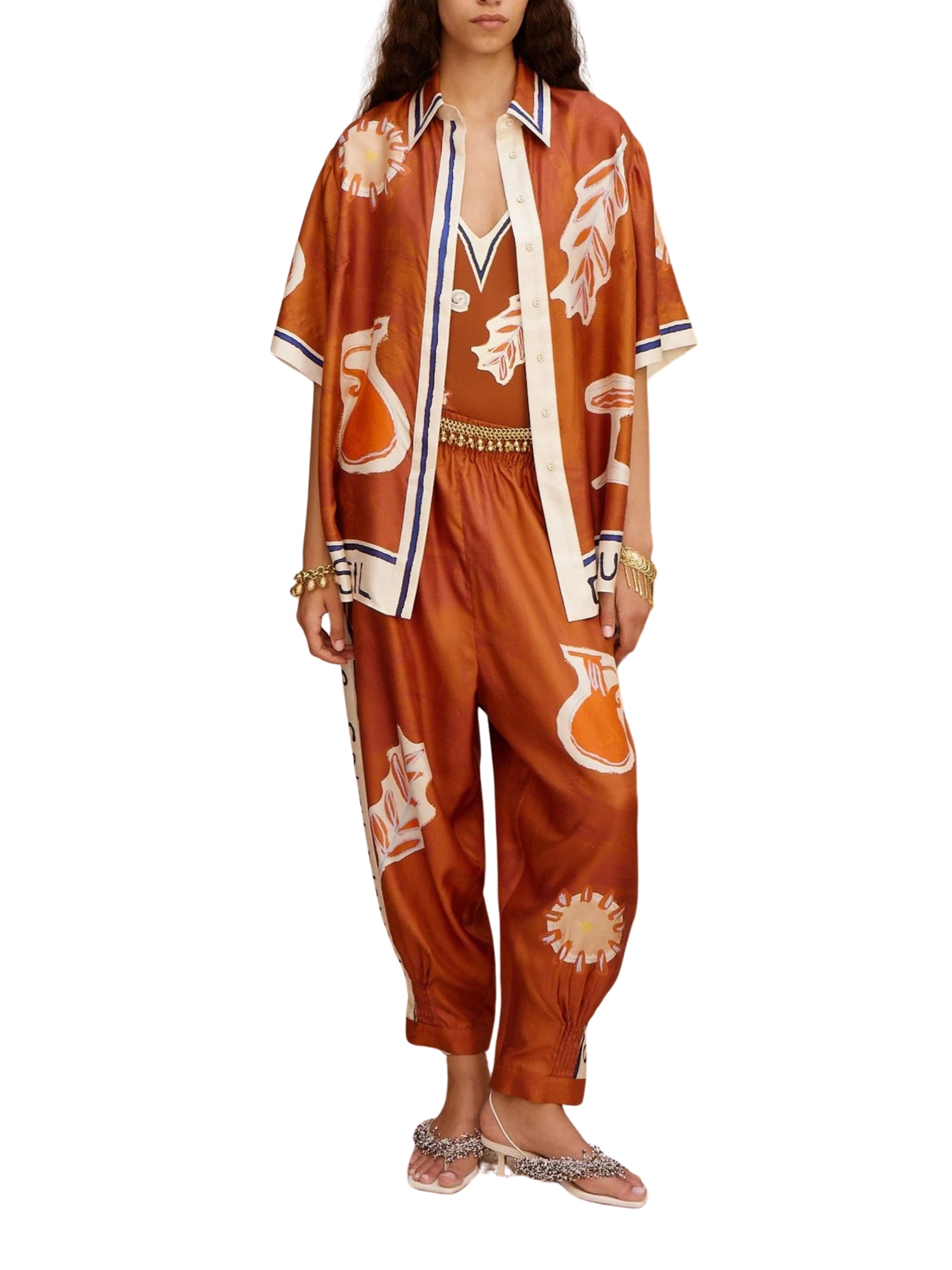 Soleil d'amour silk shirt